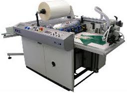 Bild: erste Folienkaschiermaschine Bild: erste Folienkaschiermaschine